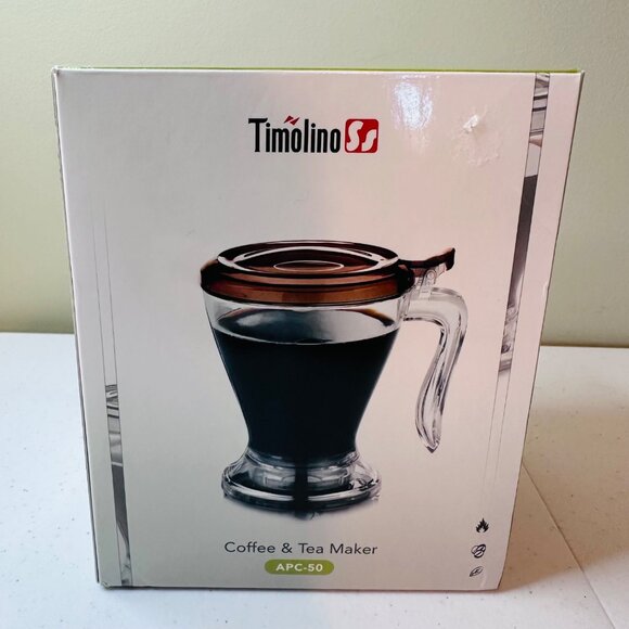 Timolino Ingeni Coffee & Tea Maker With Lid 16 Fl Oz Green - Picture 2 of 11